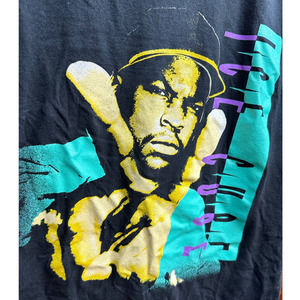 Men’s Medium Ice Cube Peace Sign Graphic Tee T-Shirt Gangsta Rapper NWA